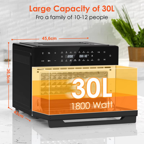 Llivekit 30l air - fryer, oven