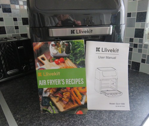 Very fast black airfryer - black, oven