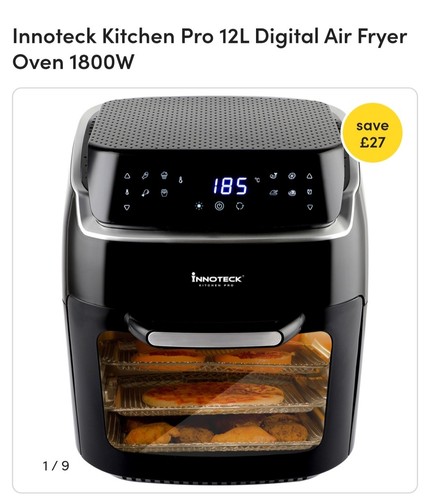 Innoteck 12l digital air fryer - digital,