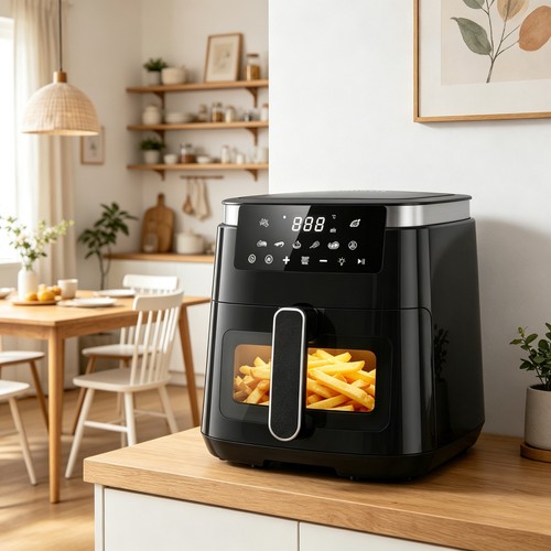 Digital air fryer visual - fryer,