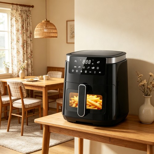 Digital air fryer visual - fryer,